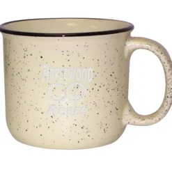 Campfire Ceramic Mug - Colors - 15 oz - Laser Engraved