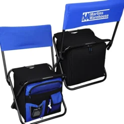 24-Can Cooler Chair with Back Rest