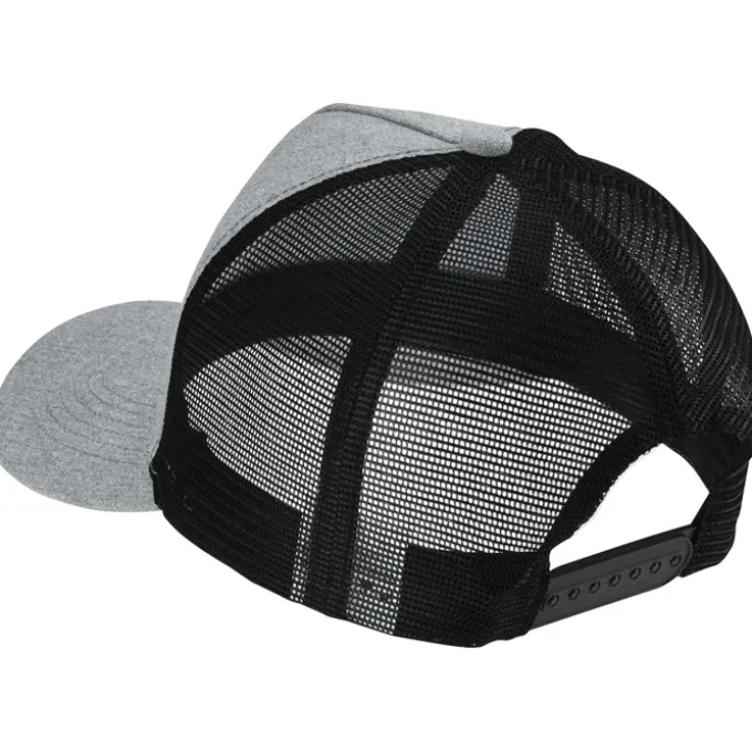 Canvas Five Panel Trucker Cap - Laser Engraved Patch