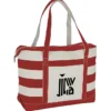 Canvas Nautical 18-oz Zip Top Tote - 14 inches x 24 inches