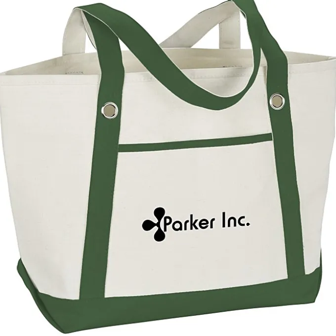 Canvas 12-oz Sailing Tote - 13 inches x 20 1/2 inches