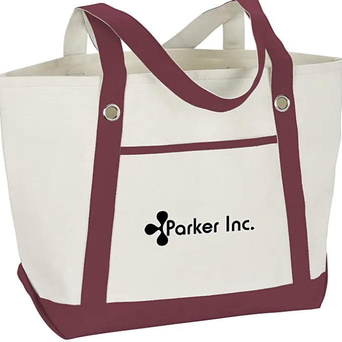 Canvas 12-oz Sailing Tote - 13 inches x 20 1/2 inches