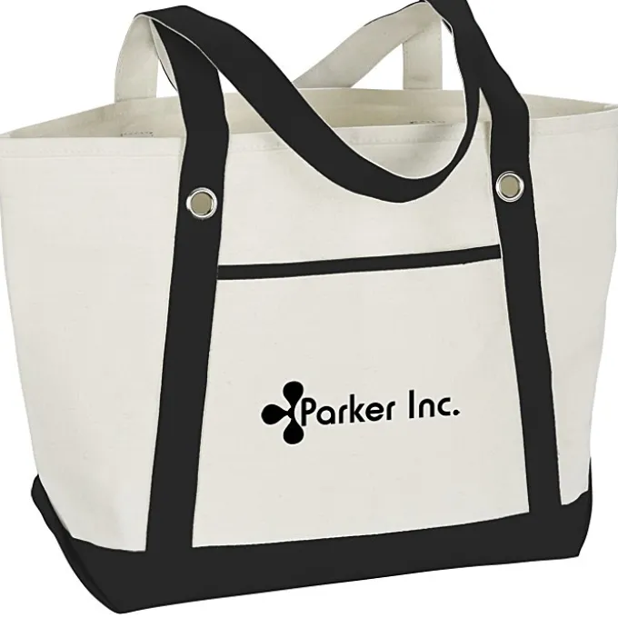 Canvas 12-oz Sailing Tote - 13 inches x 20 1/2 inches