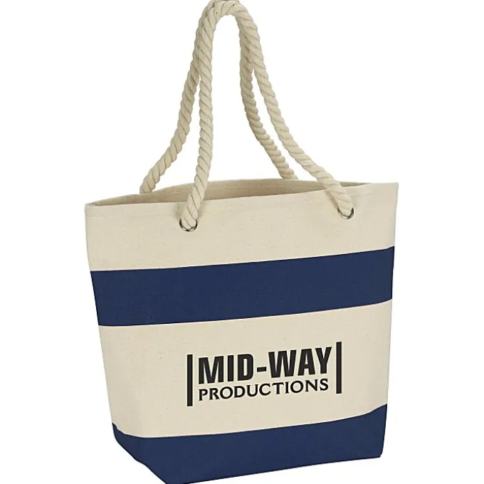 Capri Stripes Cotton Tote