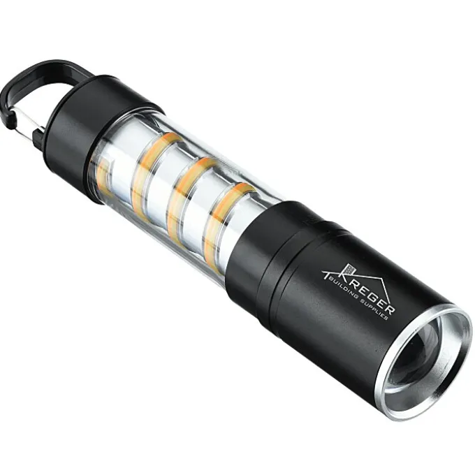 Carabiner Clip Spiral Flashlight