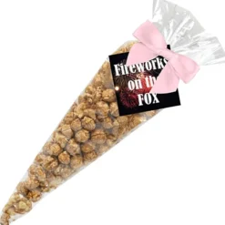 Caramel Popcorn Cone Bags - Large