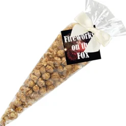 Caramel Popcorn Cone Bags - Large
