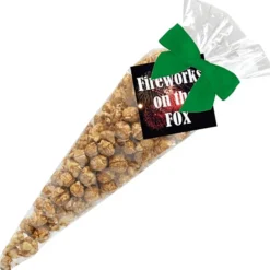 Caramel Popcorn Cone Bags - Large