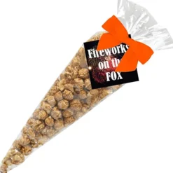 Caramel Popcorn Cone Bags - Large
