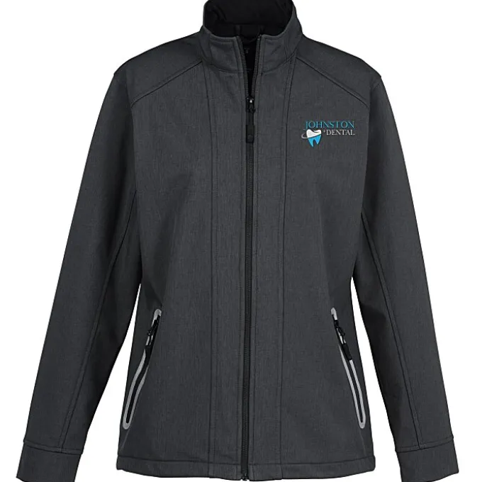 Cardiff Midweight Performance Melange Soft Shell Jacket - Ladies'
