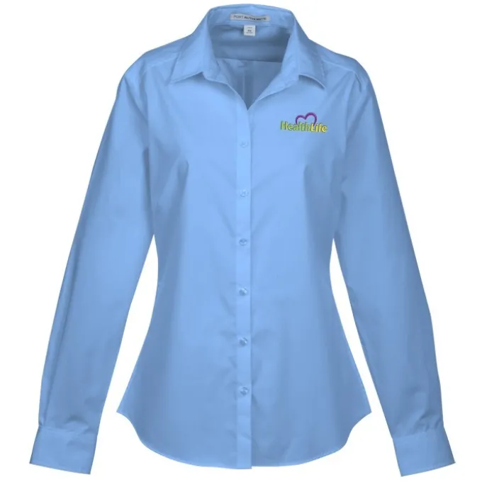 Carefree Poplin Shirt - Ladies'