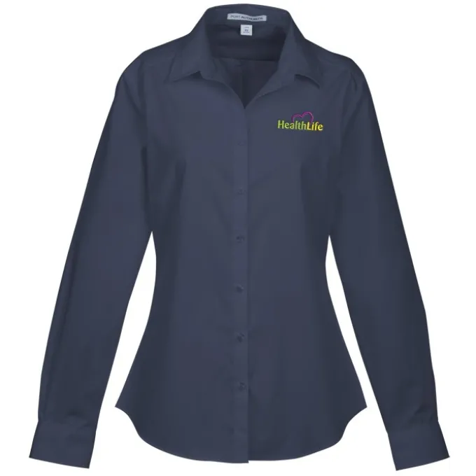Carefree Poplin Shirt - Ladies'