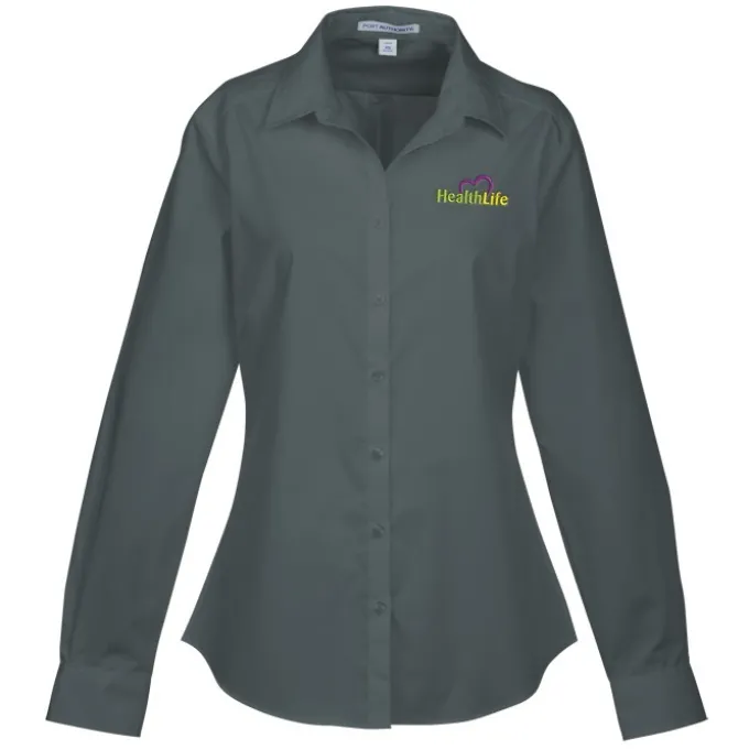 Carefree Poplin Shirt - Ladies'