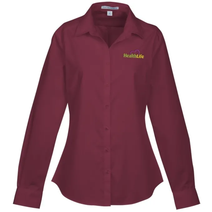 Carefree Poplin Shirt - Ladies'