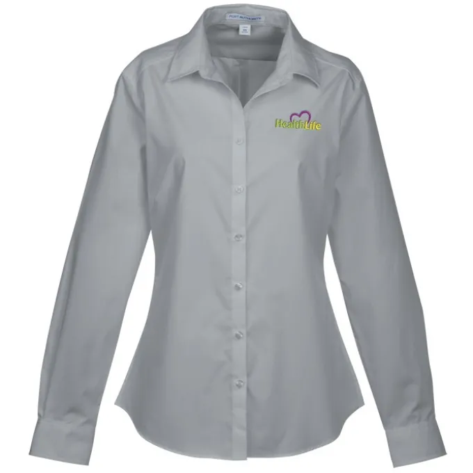 Carefree Poplin Shirt - Ladies'