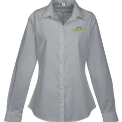 Carefree Poplin Shirt - Ladies' - 24 hr