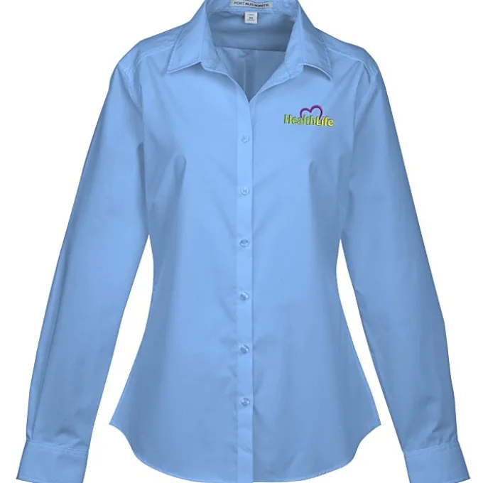 Carefree Poplin Shirt - Ladies' - 24 hr