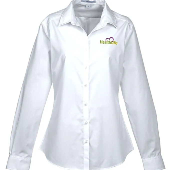 Carefree Poplin Shirt - Ladies' - 24 hr