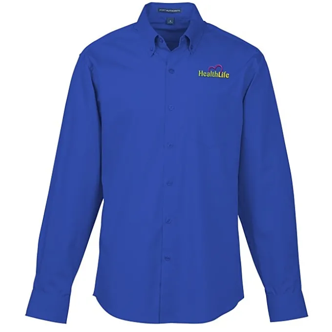 Carefree Poplin Shirt - Men's - 24 hr
