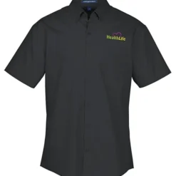 Carefree Short Sleeve Poplin Shirt - Men's