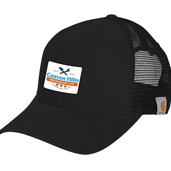 Carhartt Canvas Trucker Cap - Full Color Patch