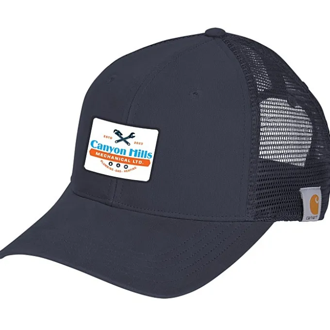 Carhartt Canvas Trucker Cap - Full Color Patch