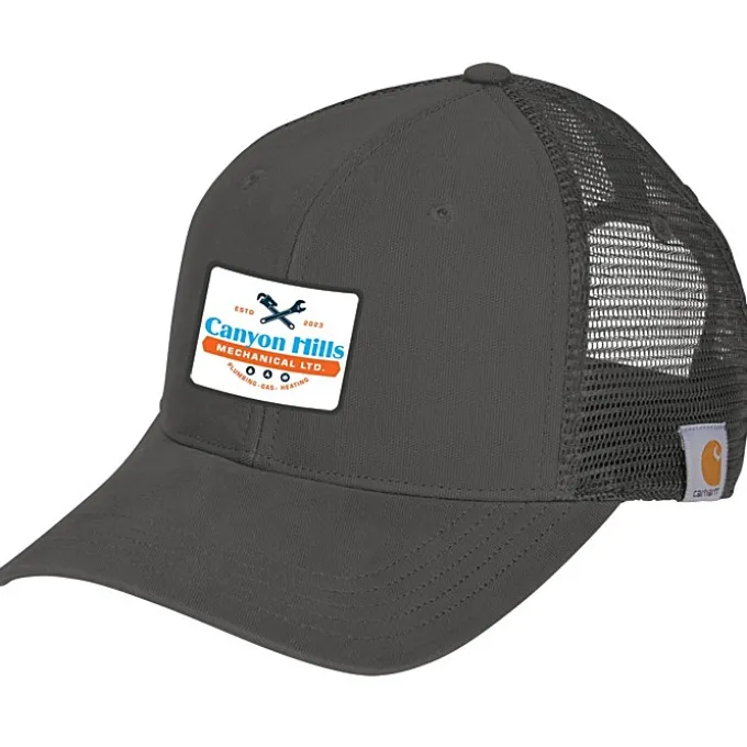 Carhartt Canvas Trucker Cap - Full Color Patch