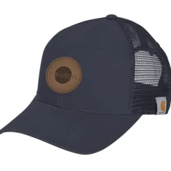 Carhartt Canvas Trucker Cap - Laser Engraved Patch