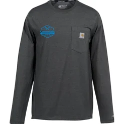Carhartt Force Long Sleeve Pocket T-Shirt - Screen
