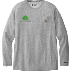 Carhartt Force Long Sleeve Pocket T-Shirt - Embroidered