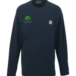 Carhartt Force Long Sleeve Pocket T-Shirt - Embroidered