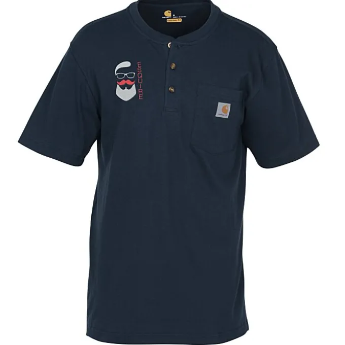 Carhartt Henley T-Shirt - Embroidered