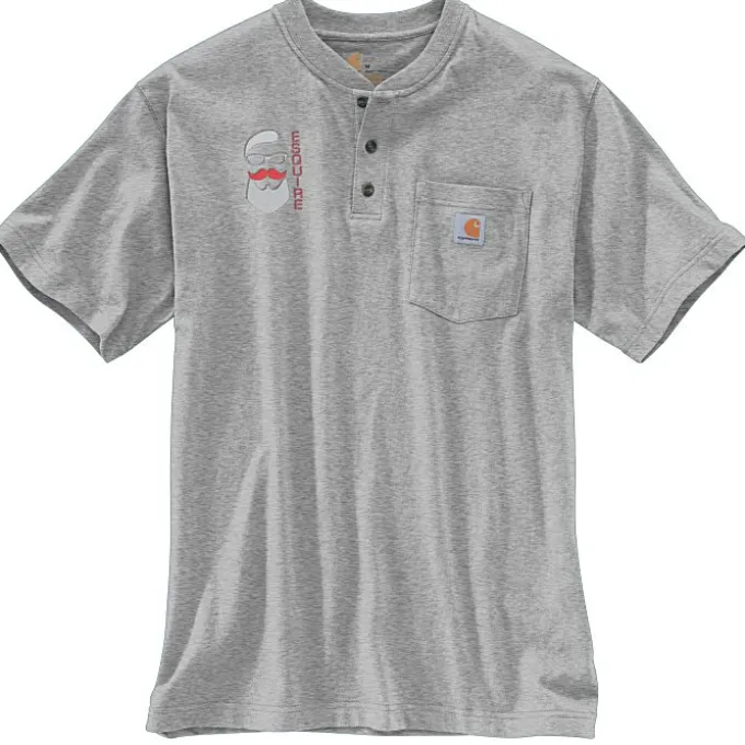 Carhartt Henley T-Shirt - Embroidered