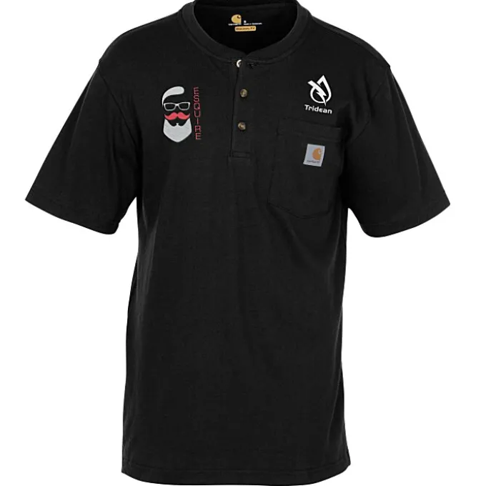 Carhartt Henley T-Shirt - Embroidered
