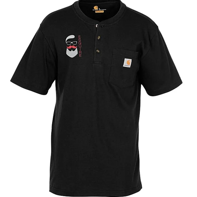 Carhartt Henley T-Shirt - Embroidered