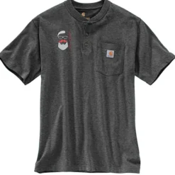 Carhartt Henley T-Shirt - Embroidered