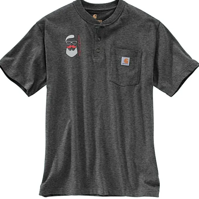Carhartt Henley T-Shirt - Embroidered