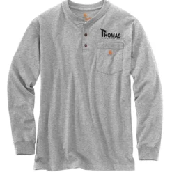 Carhartt Long Sleeve Henley Shirt - Screen