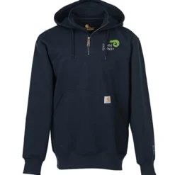 Carhartt Paxton Heavyweight 1/4-Zip Hoodie - Embroidered - 24 hr