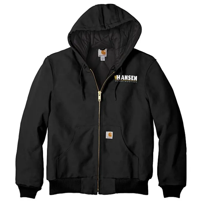 Carhartt Quilted Flannel Lined Duck Active Jacket - 24 hr