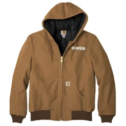 Carhartt Quilted Flannel Lined Duck Active Jacket - 24 hr