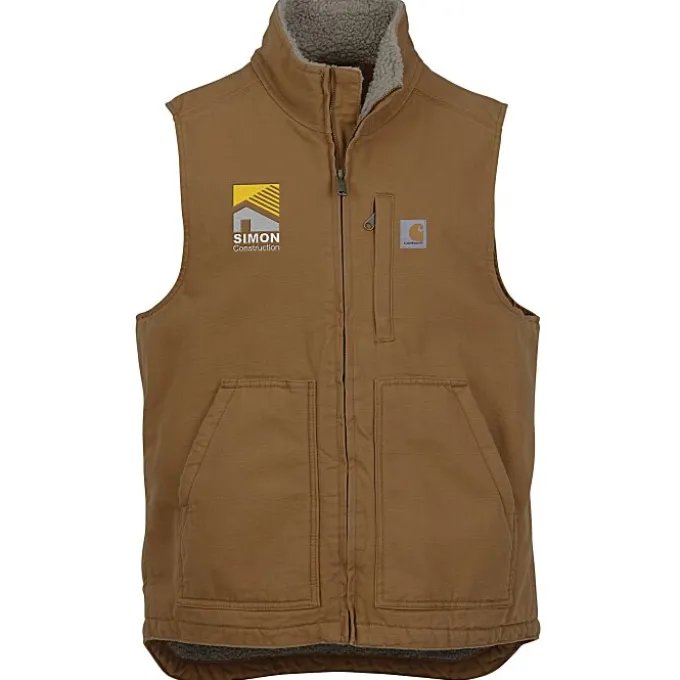 Carhartt Washed Duck Sherpa Lined Vest
