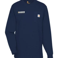 Carhartt Workwear Long Sleeve Pocket T-Shirt - Embroidered