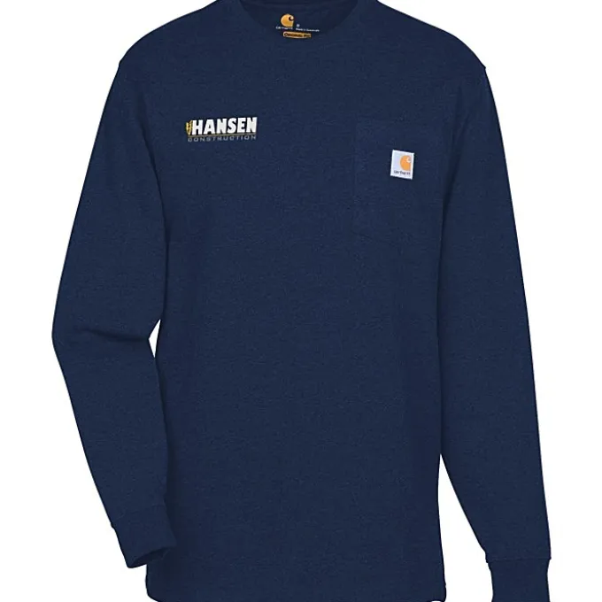 Carhartt Workwear Long Sleeve Pocket T-Shirt - Embroidered