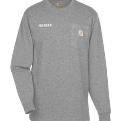 Carhartt Workwear Long Sleeve Pocket T-Shirt - Embroidered