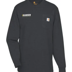 Carhartt Workwear Long Sleeve Pocket T-Shirt - Embroidered