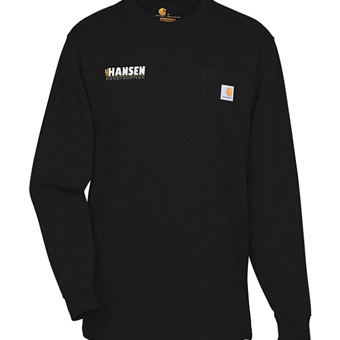 Carhartt Workwear Long Sleeve Pocket T-Shirt - Embroidered