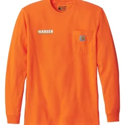Carhartt Workwear Long Sleeve Pocket T-Shirt - Embroidered