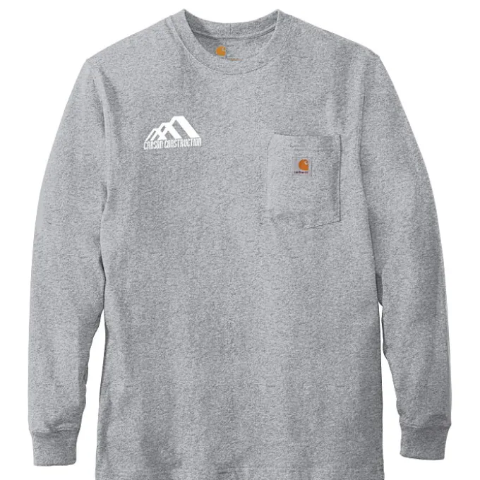 Carhartt Workwear Long Sleeve Pocket T-Shirt - Screen