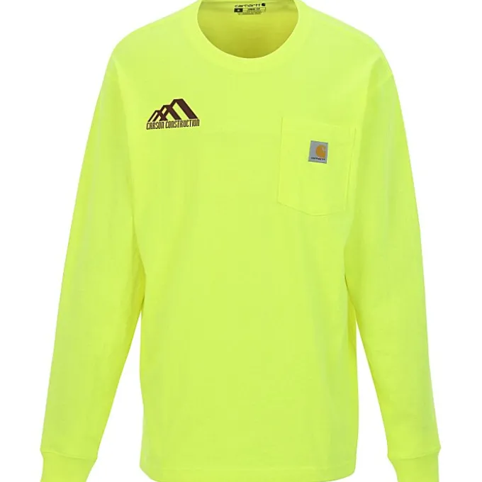 Carhartt Workwear Long Sleeve Pocket T-Shirt - Screen